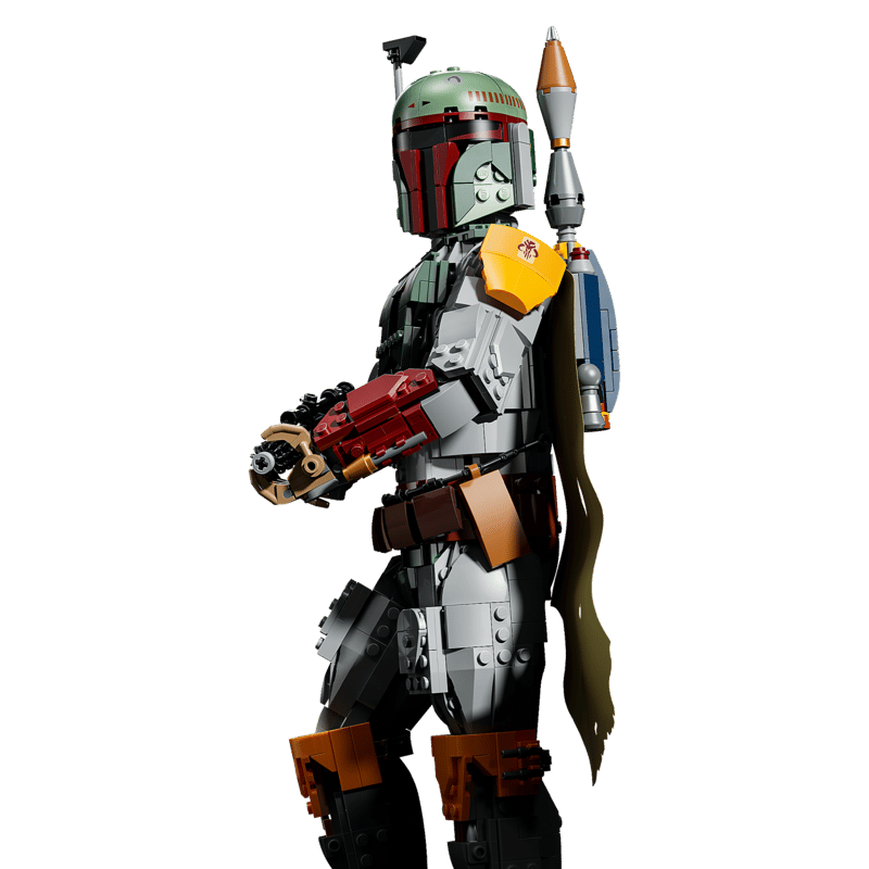 Boba Fett building blocks - front angle view