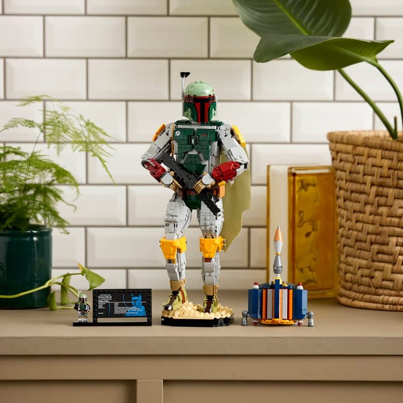 Boba Fett building blocks - display scene 1